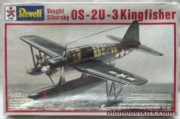 Revell 1/72 Vought Sikorsky OS2U-3 Kingfisher - Floats or Wheeled Undercarriage - (OS2U3), 4168 plastic model kit